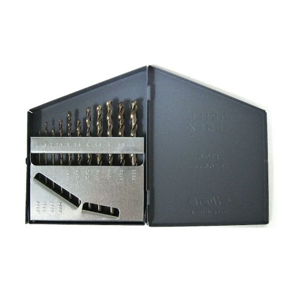 Premium Industrial Grade Cobalt Metric drill bit set (11 Pieces)